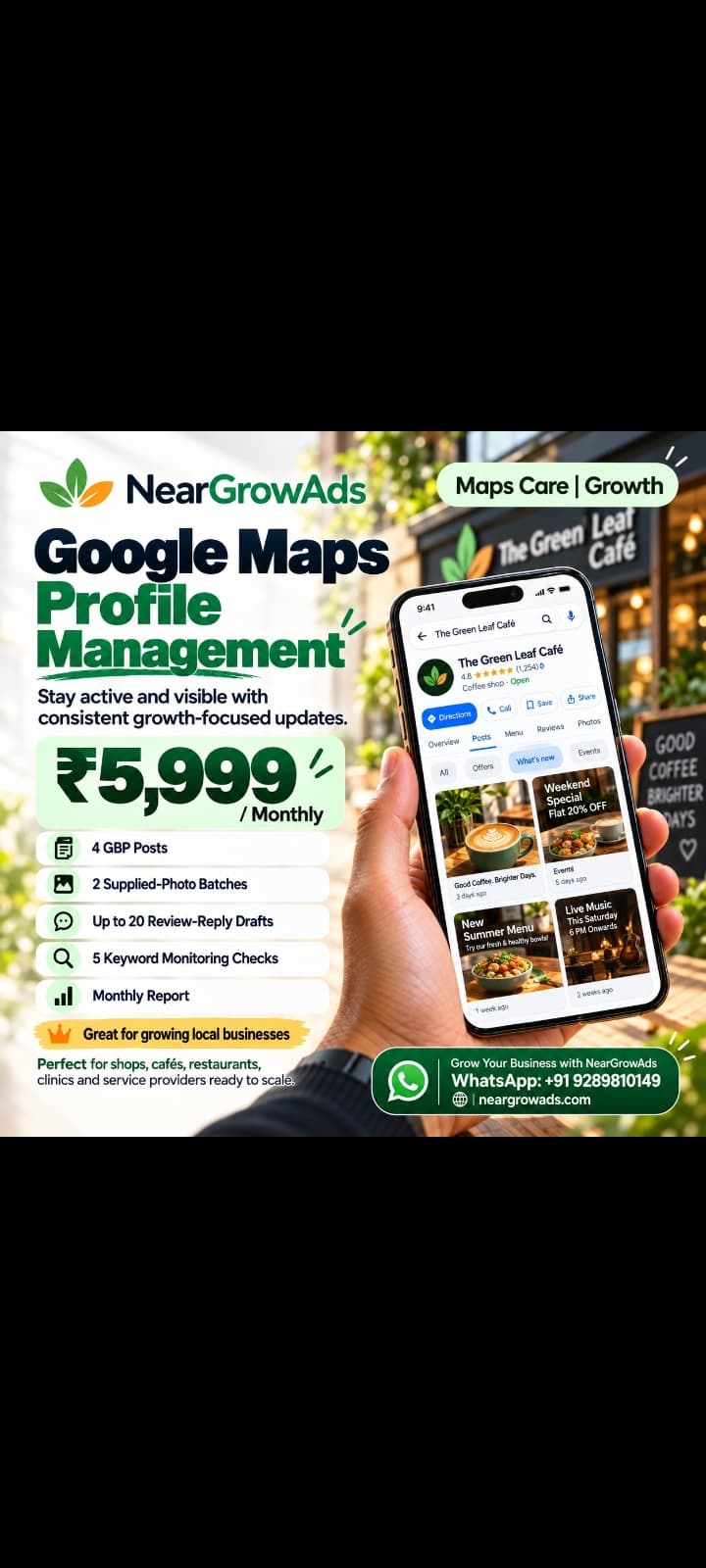 Google Business Profile Management in Delhi | NearGrow Ads