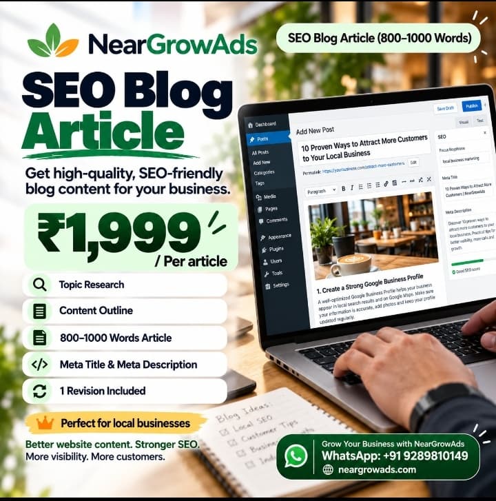 SEO Blog Writing Services in Delhi for Businesses