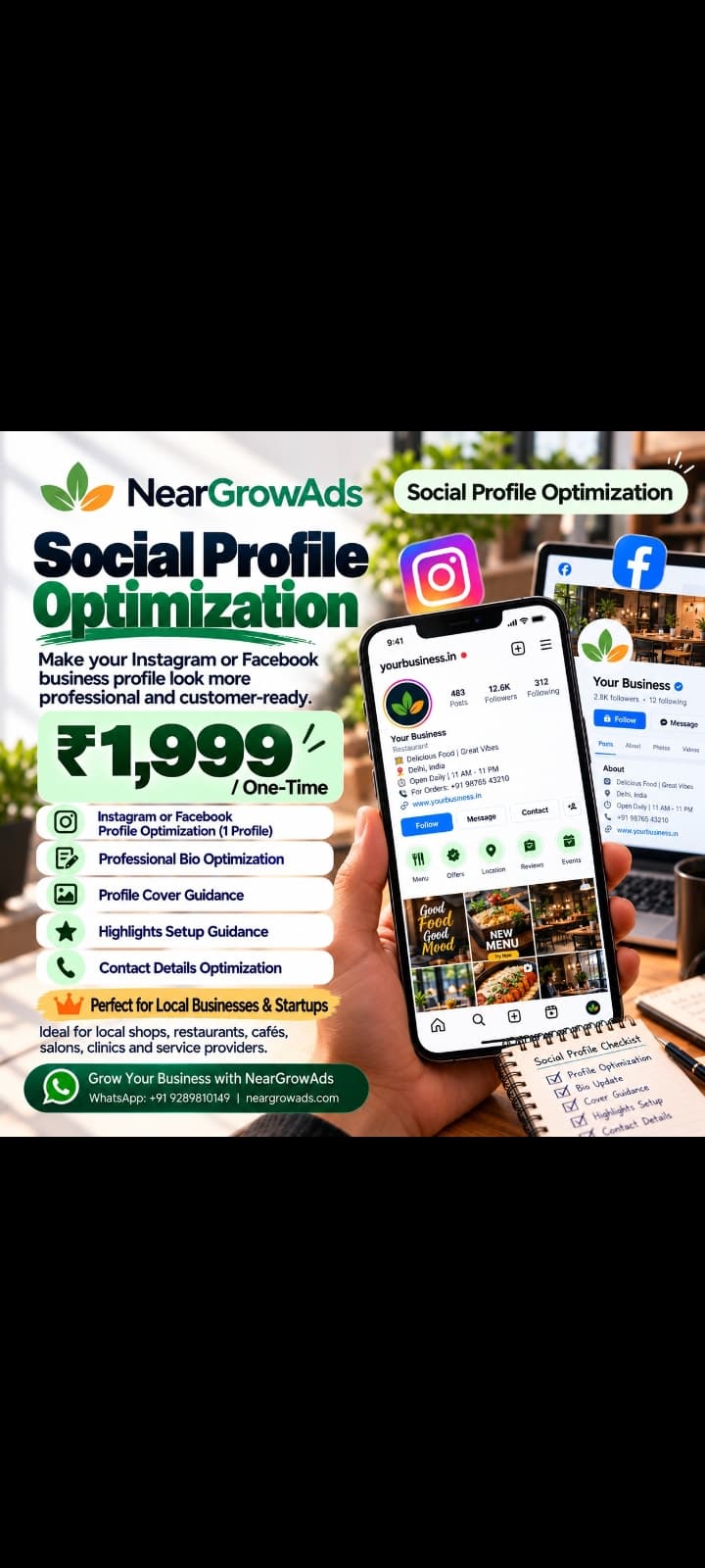 Social Media Profile Optimization in Delhi: A Simple Guide for Local Businesses
