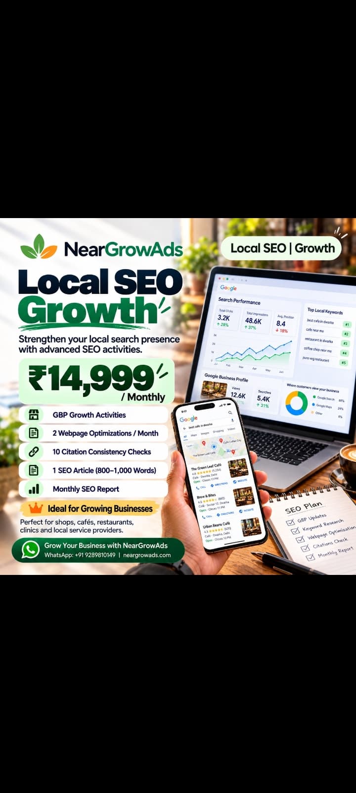 Local SEO Services in Delhi: Growth Monthly Plan