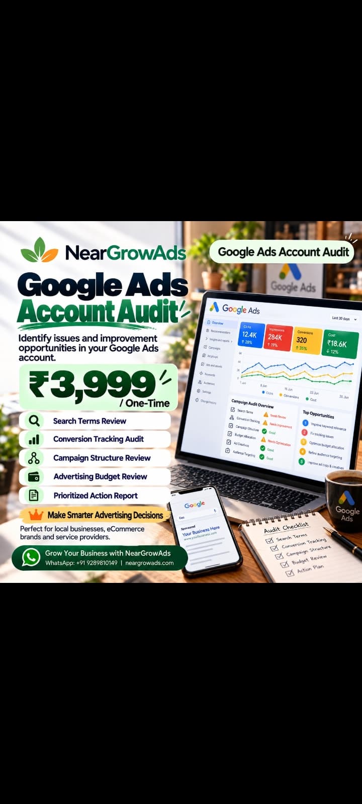 Google Ads Account Audit Services in Delhi