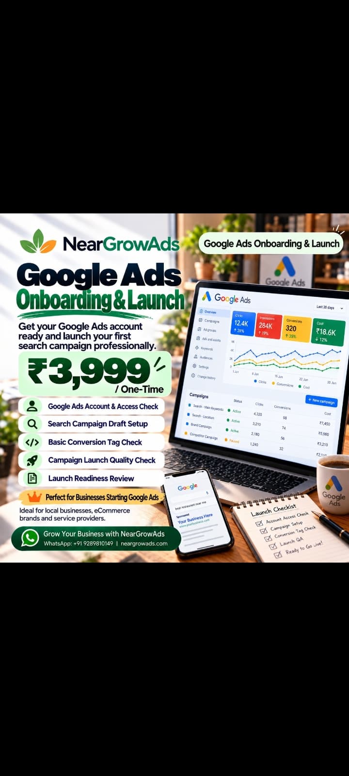 Google Ads Setup Delhi | Campaign Launch
