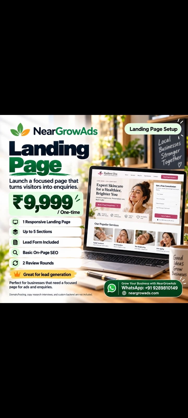 Lead Generation Landing Page in Delhi for Businesses